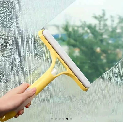 3-in-1 Window Cleaning scraper (with a built in spray)