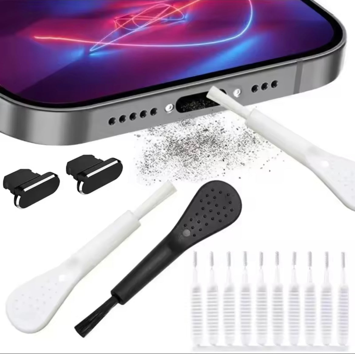 Earphone and Charger Port Cleaning Brush