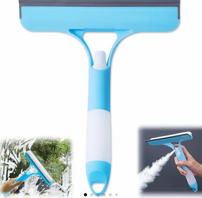 3-in-1 Window Cleaning scraper (with a built in spray)