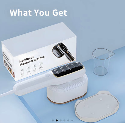 Portable 2-in-1 Steamer and Iron