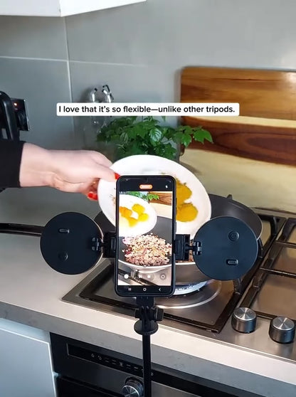 Flexible Tripod with Ring Light